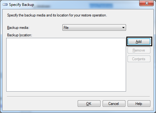 How to restore .bak file in oracle
